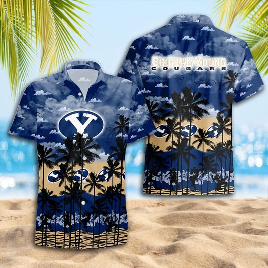 BYU Cougars Summer Hawaiian Shirt AZHWS378