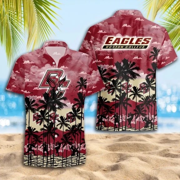 Boston College Eagles Summer Hawaiian Shirt AZHWS377