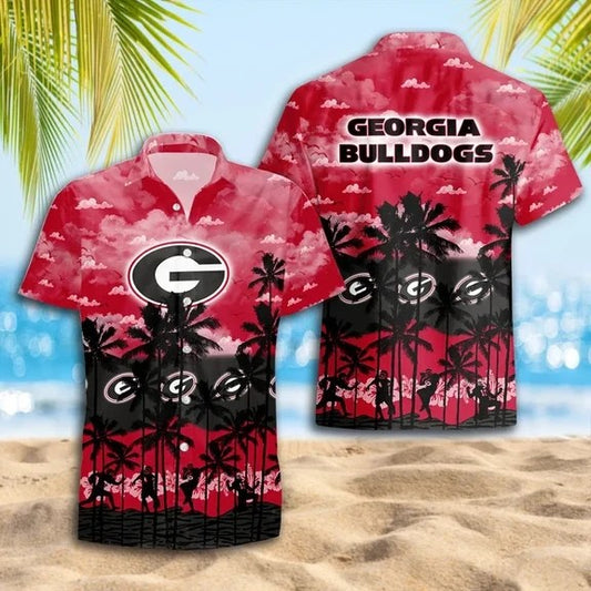 Georgia Bulldogs Summer Hawaiian Shirt AZHWS392