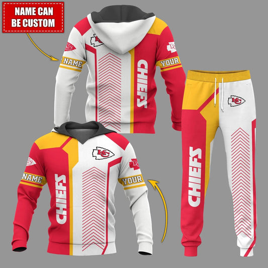 Kansas City Chiefs Personalized Hoodie and Joggers AZCHD974