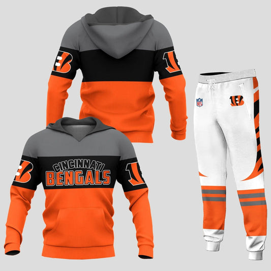 Cincinnati Bengals Personalized Hoodie and Joggers AZCHD966
