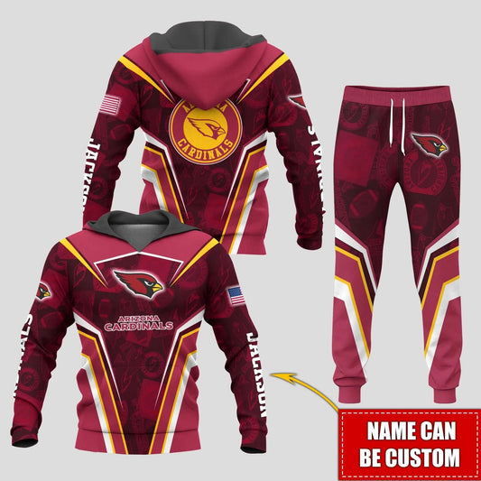 Arizona Cardinals Personalized Hoodie and Joggers AZCHD965