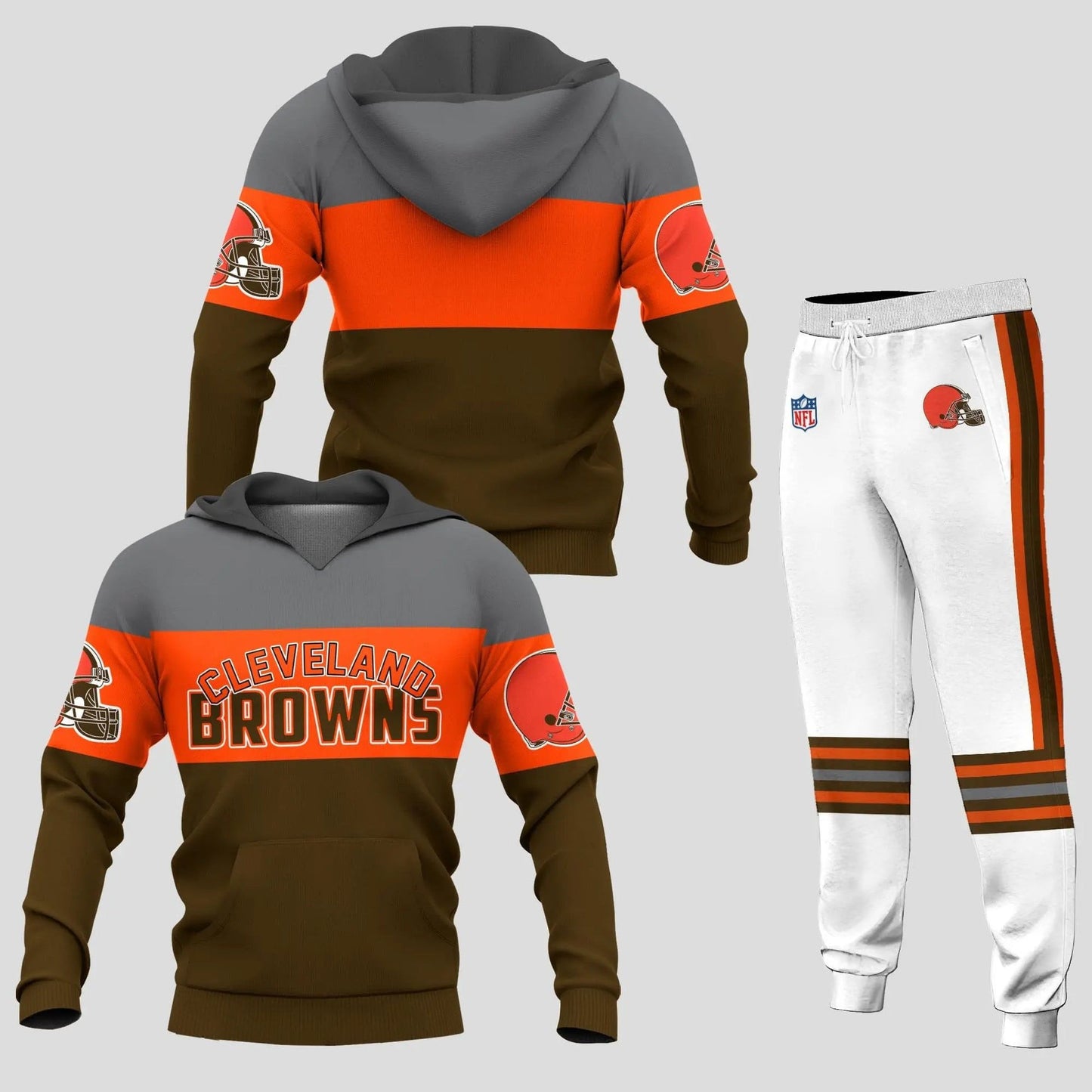 Cleveland Browns Personalized Hoodie and Joggers AZCHD963