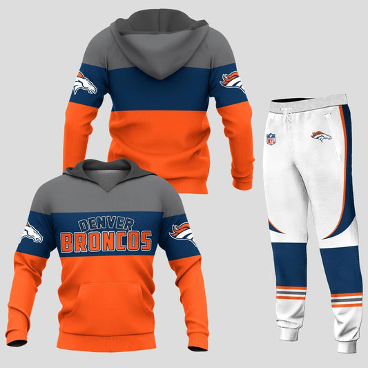Denver Broncos Personalized Hoodie and Joggers AZCHD962