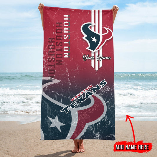 Houston Texans Personalized Limited Edition Beach Towel AZBTOWEL138