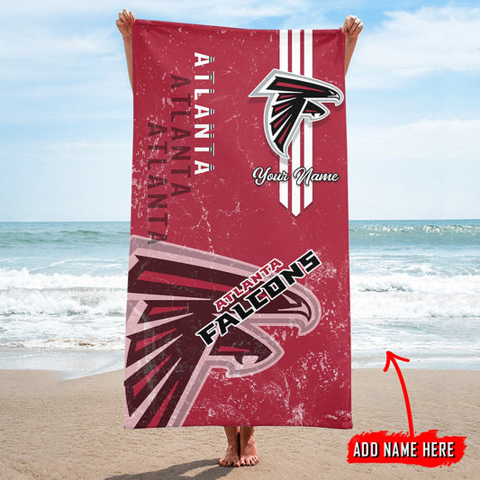 Atlanta Falcons Personalized Limited Edition Beach Towel AZBTOWEL133