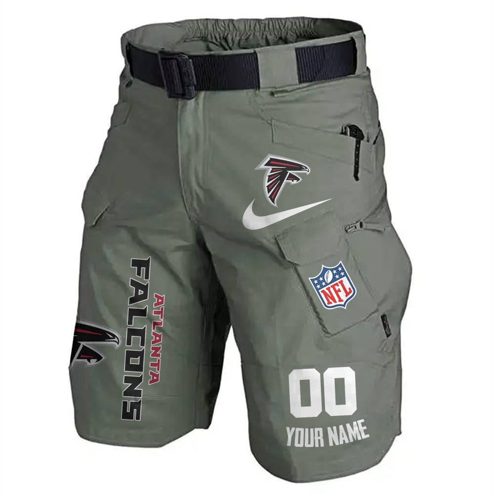 Atlanta Falcons Limited Edition Front Pockets Men Shorts (Belt Not Included) AZBTFPMS000116