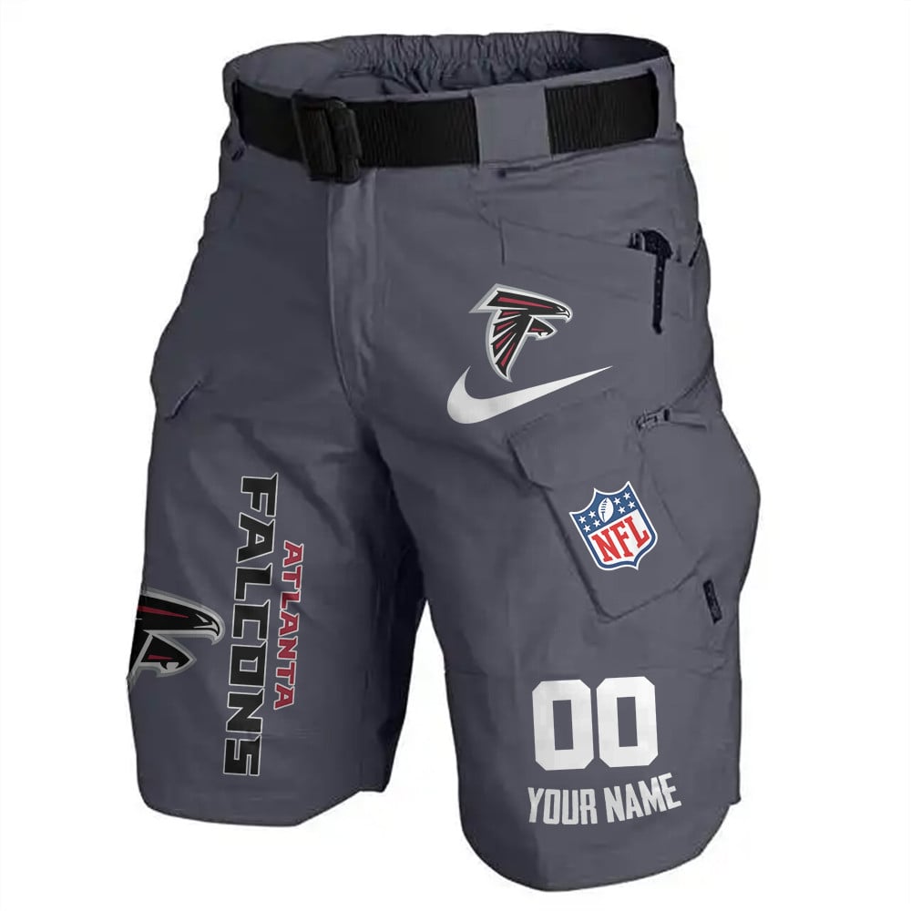 Atlanta Falcons Limited Edition Front Pockets Men Shorts (Belt Not Included) AZBTFPMS000116