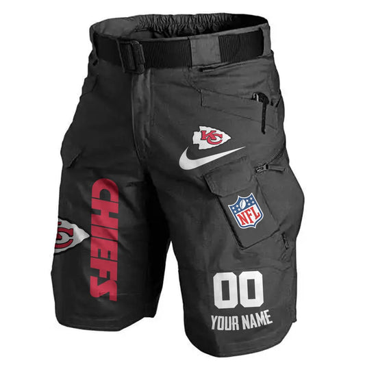 Kansas City Chiefs Limited Edition Front Pockets Men Shorts (Belt Not Included) AZBTFPMS000104