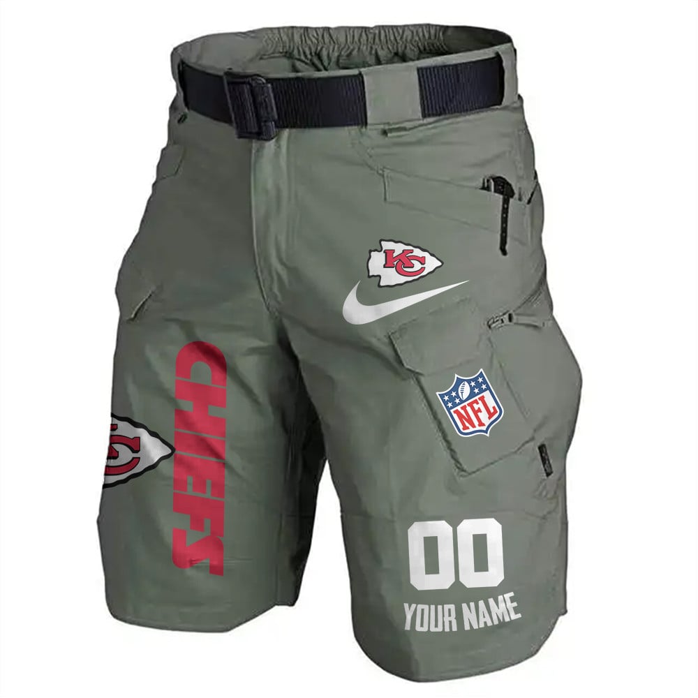 Kansas City Chiefs Limited Edition Front Pockets Men Shorts (Belt Not Included) AZBTFPMS000104