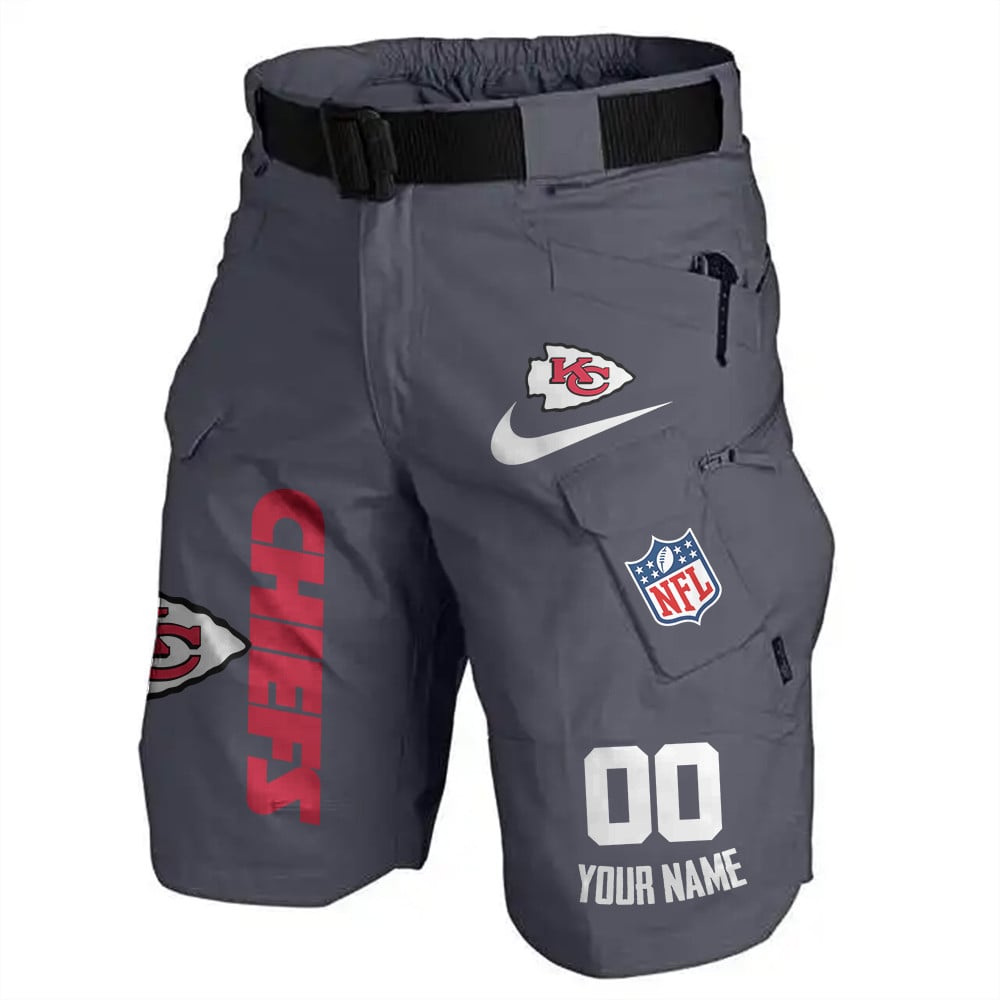 Kansas City Chiefs Limited Edition Front Pockets Men Shorts (Belt Not Included) AZBTFPMS000104