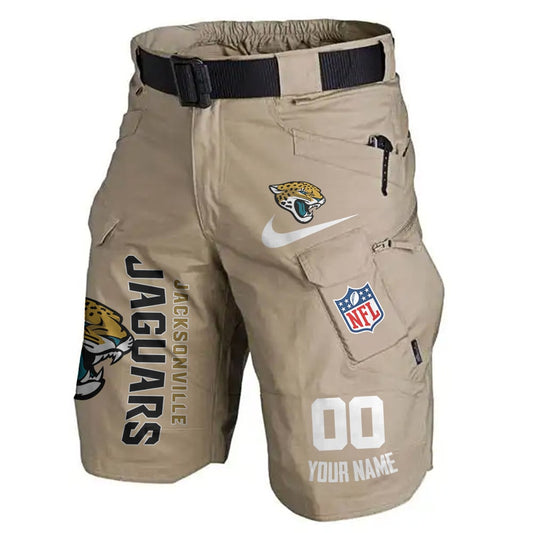 Jacksonville Jaguars Limited Edition Front Pockets Men Shorts (Belt Not Included) AZBTFPMS000103