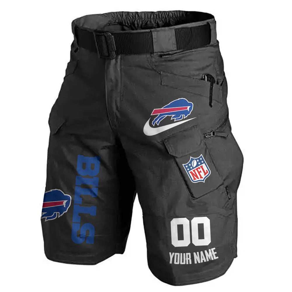 Buffalo Bills Limited Edition Front Pockets Men Shorts (Belt Not Included) AZBTFPMS000109