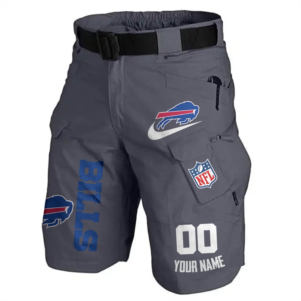Buffalo Bills Limited Edition Front Pockets Men Shorts (Belt Not Included) AZBTFPMS000109