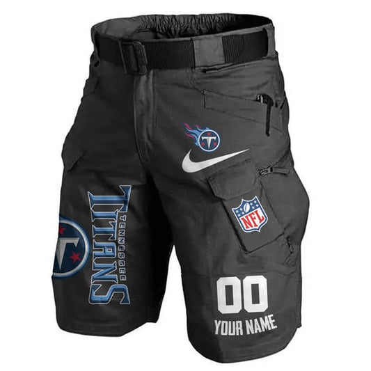 Tennessee Titans Limited Edition Front Pockets Men Shorts (Belt Not Included) AZBTFPMS000098