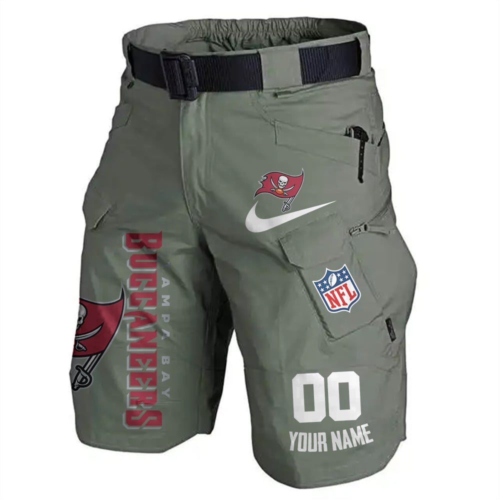 Tampa Bay Buccaneers Limited Edition Front Pockets Men Shorts (Belt Not Included) AZBTFPMS000097