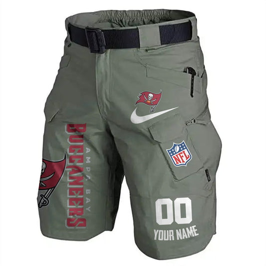 Tampa Bay Buccaneers Limited Edition Front Pockets Men Shorts (Belt Not Included) AZBTFPMS000097
