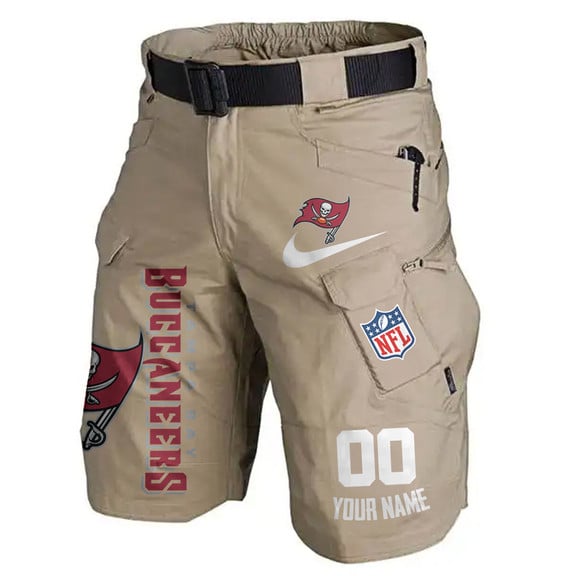 Tampa Bay Buccaneers Limited Edition Front Pockets Men Shorts (Belt Not Included) AZBTFPMS000097