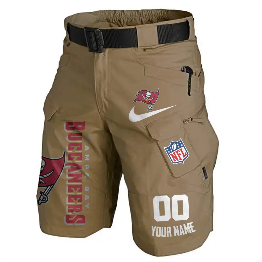 Tampa Bay Buccaneers Limited Edition Front Pockets Men Shorts (Belt Not Included) AZBTFPMS000097