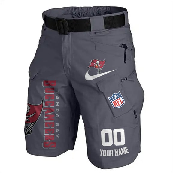 Tampa Bay Buccaneers Limited Edition Front Pockets Men Shorts (Belt Not Included) AZBTFPMS000097