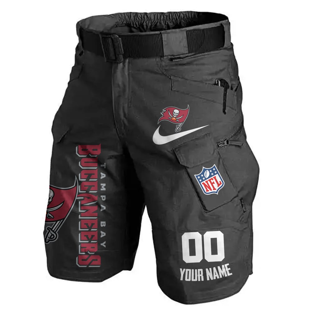 Tampa Bay Buccaneers Limited Edition Front Pockets Men Shorts (Belt Not Included) AZBTFPMS000097