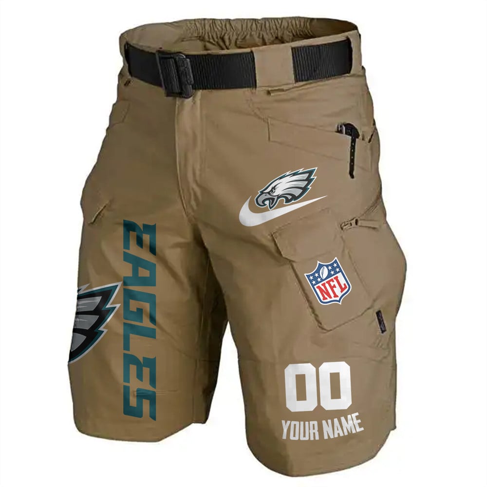 Philadelphia Eagles Limited Edition Front Pockets Men Shorts (Belt Not Included) AZBTFPMS000093