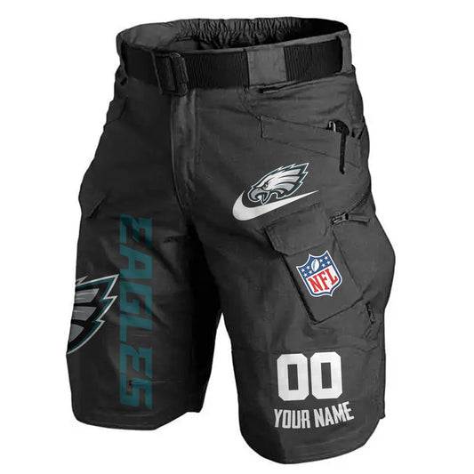 Philadelphia Eagles Limited Edition Front Pockets Men Shorts (Belt Not Included) AZBTFPMS000093