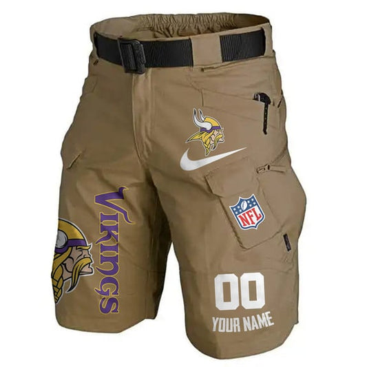 Minnesota Vikings Limited Edition Front Pockets Men Shorts (Belt Not Included) AZBTFPMS000141