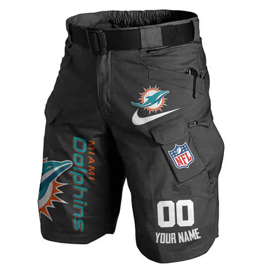 Miami Dolphins Limited Edition Front Pockets Men Shorts (Belt Not Included) AZBTFPMS000108