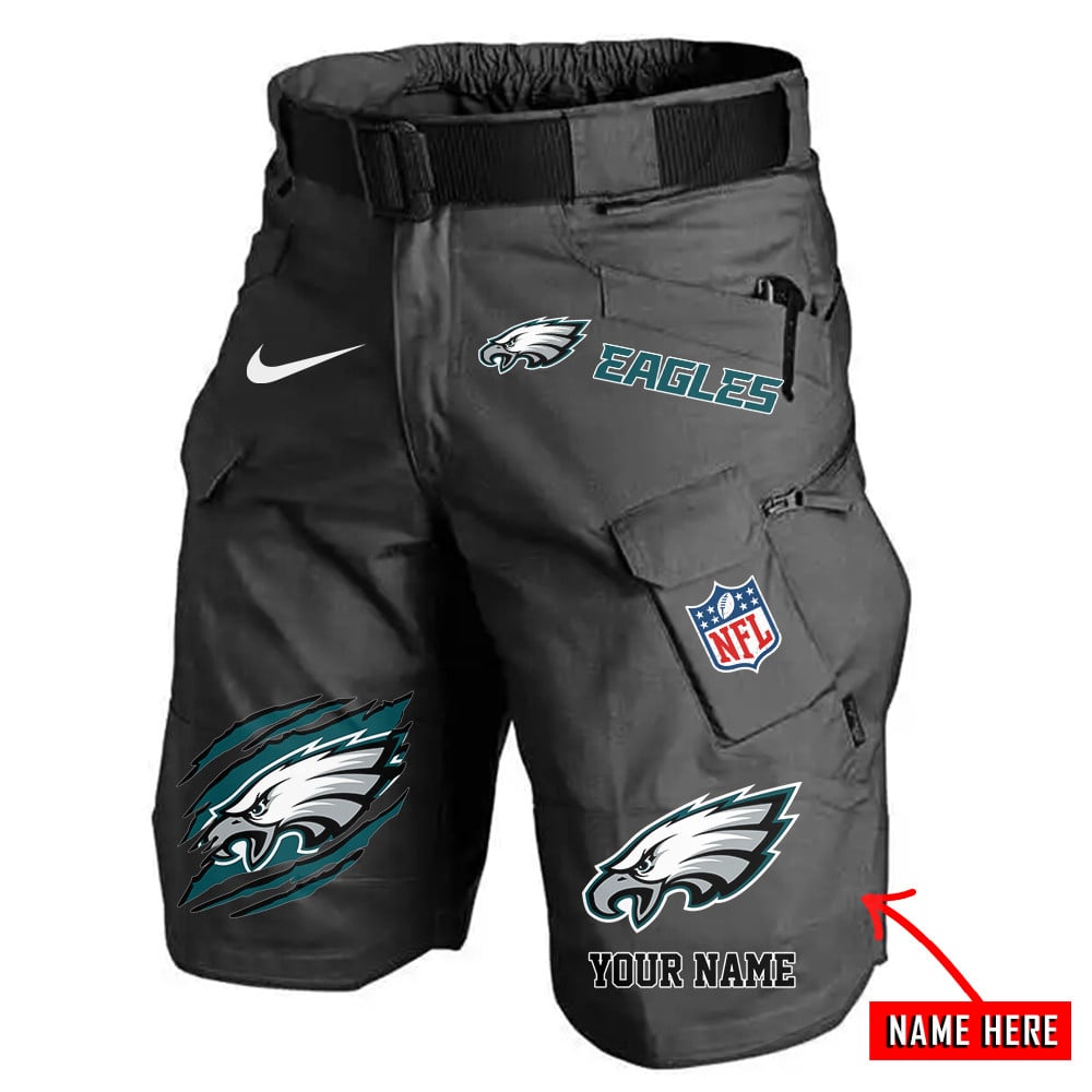 Philadelphia Eagles Limited Edition Front Pockets Men Shorts (Belt Not Included) AZBTFPMS000144