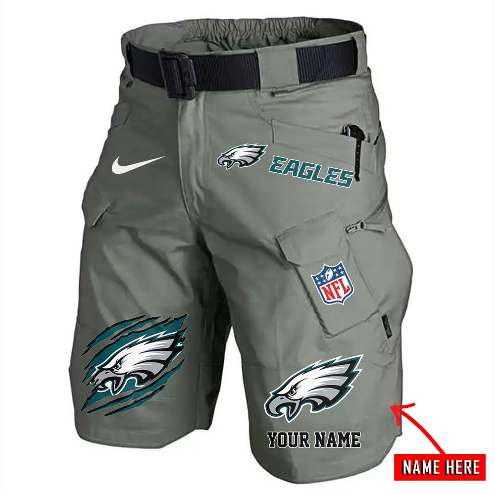 Philadelphia Eagles Limited Edition Front Pockets Men Shorts (Belt Not Included) AZBTFPMS000144