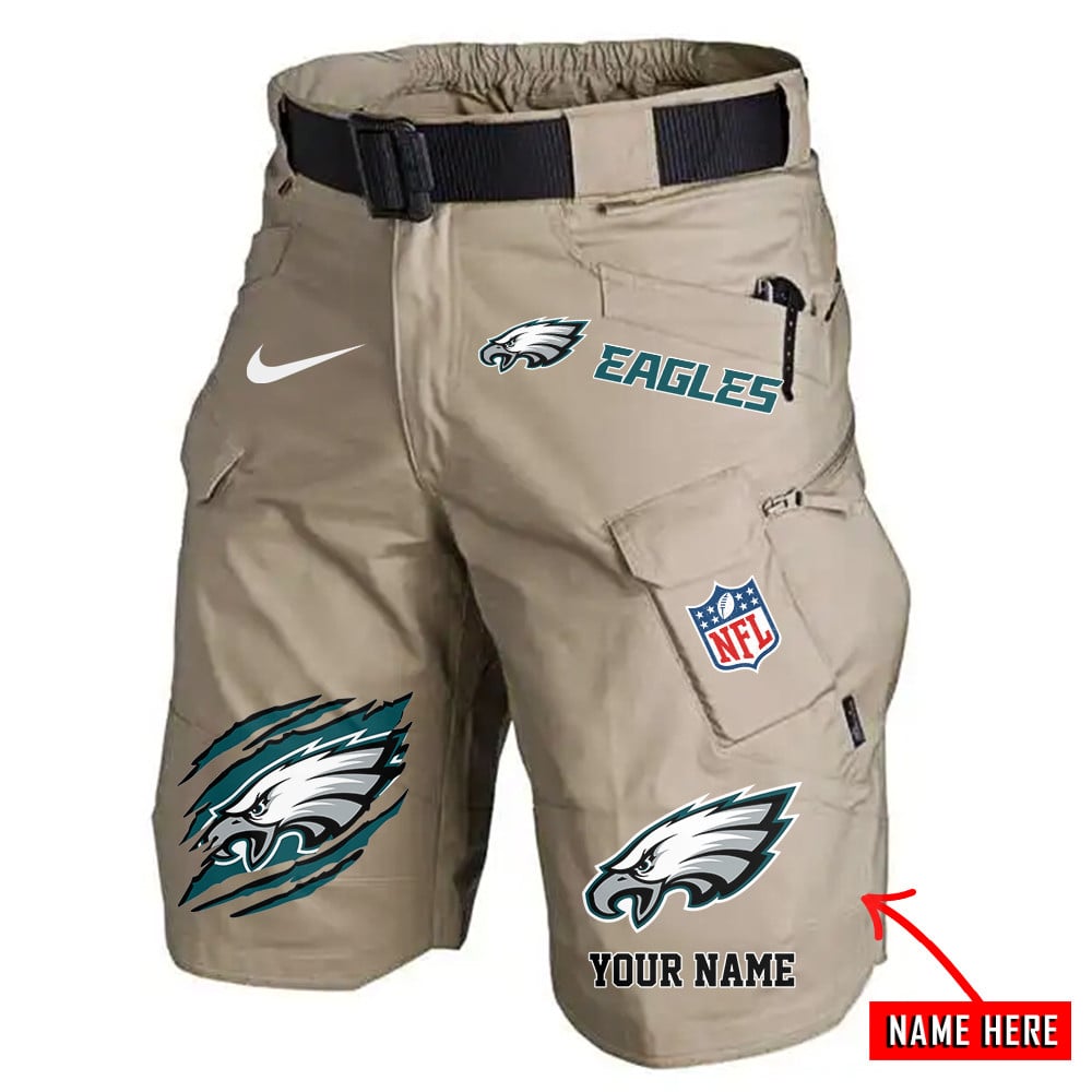 Philadelphia Eagles Limited Edition Front Pockets Men Shorts (Belt Not Included) AZBTFPMS000144