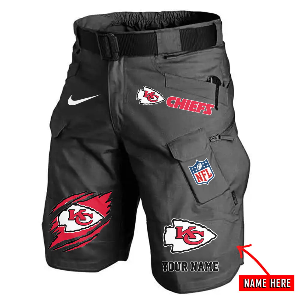 Kansas City Chiefs Limited Edition Front Pockets Men Shorts (Belt Not Included) AZBTFPMS000089