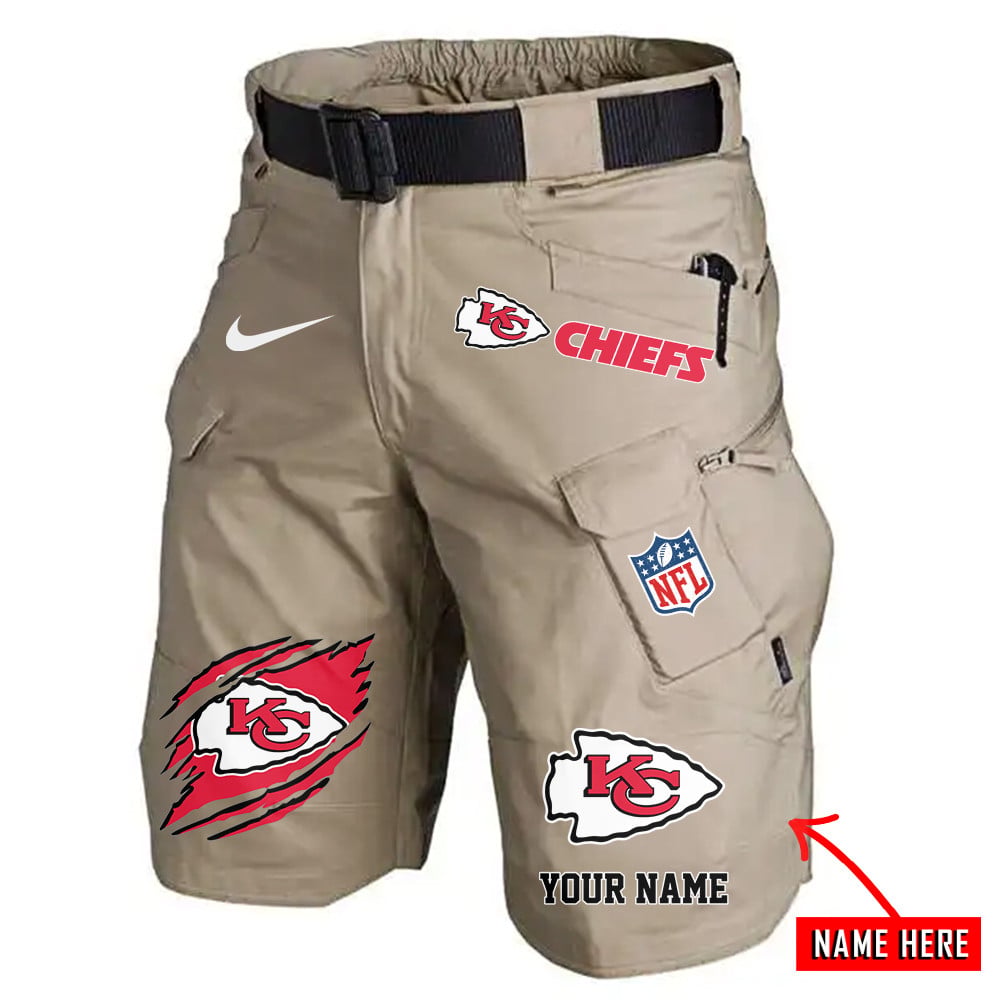 Kansas City Chiefs Limited Edition Front Pockets Men Shorts (Belt Not Included) AZBTFPMS000089