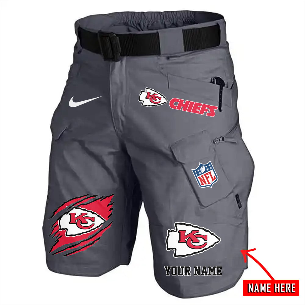 Kansas City Chiefs Limited Edition Front Pockets Men Shorts (Belt Not Included) AZBTFPMS000089