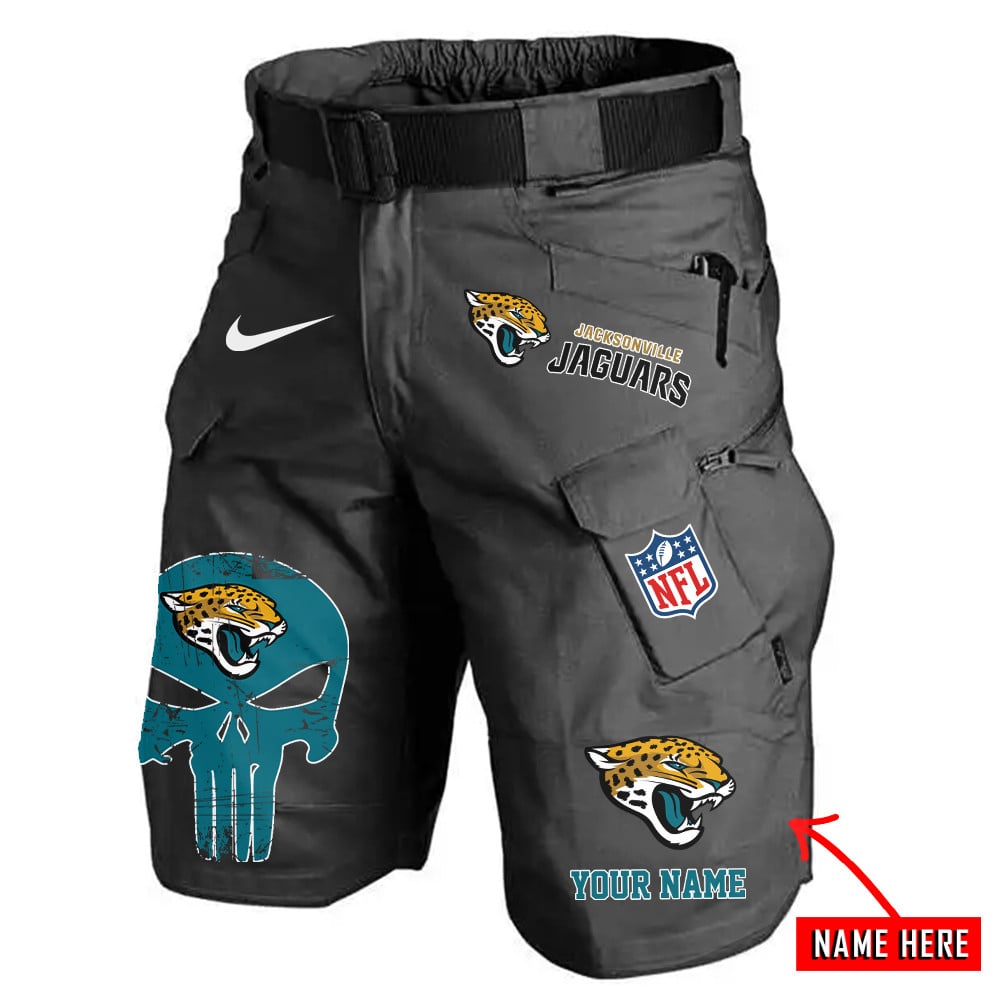 Jacksonville Jaguars Limited Edition Front Pockets Men Shorts (Belt Not Included) AZBTFPMS000147