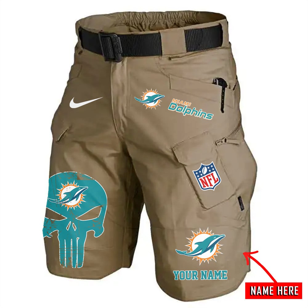 Miami Dolphins Limited Edition Front Pockets Men Shorts (Belt Not Included) AZBTFPMS000146