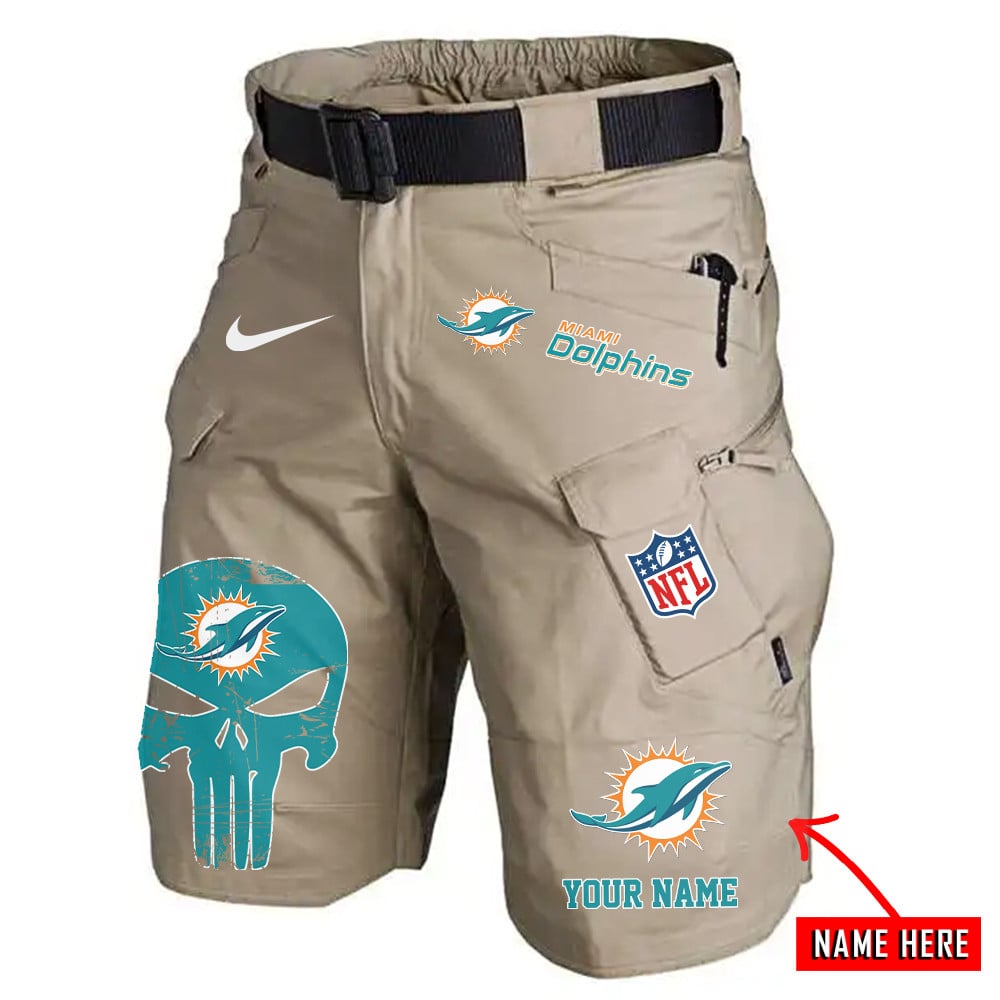 Miami Dolphins Limited Edition Front Pockets Men Shorts (Belt Not Included) AZBTFPMS000146