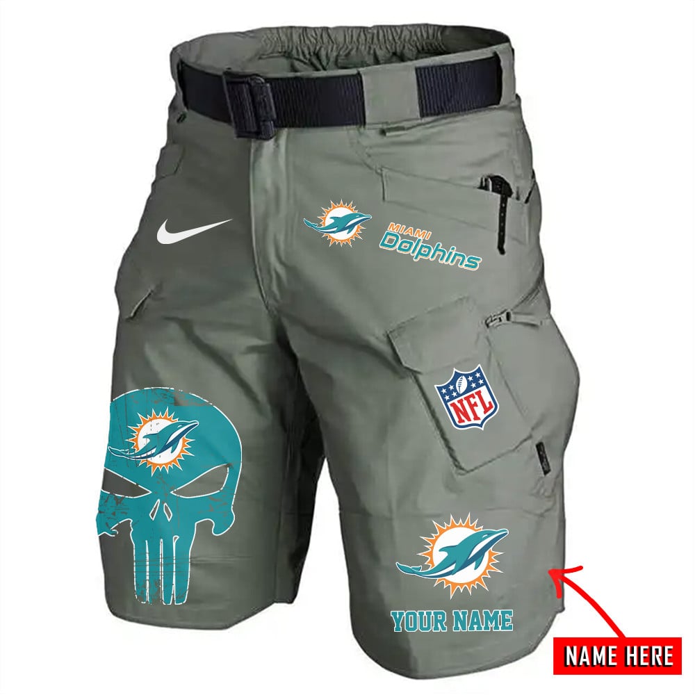 Miami Dolphins Limited Edition Front Pockets Men Shorts (Belt Not Included) AZBTFPMS000146