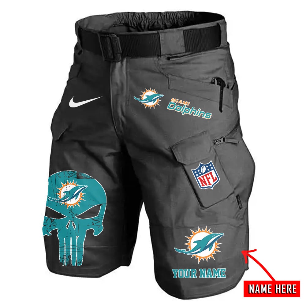Miami Dolphins Limited Edition Front Pockets Men Shorts (Belt Not Included) AZBTFPMS000146