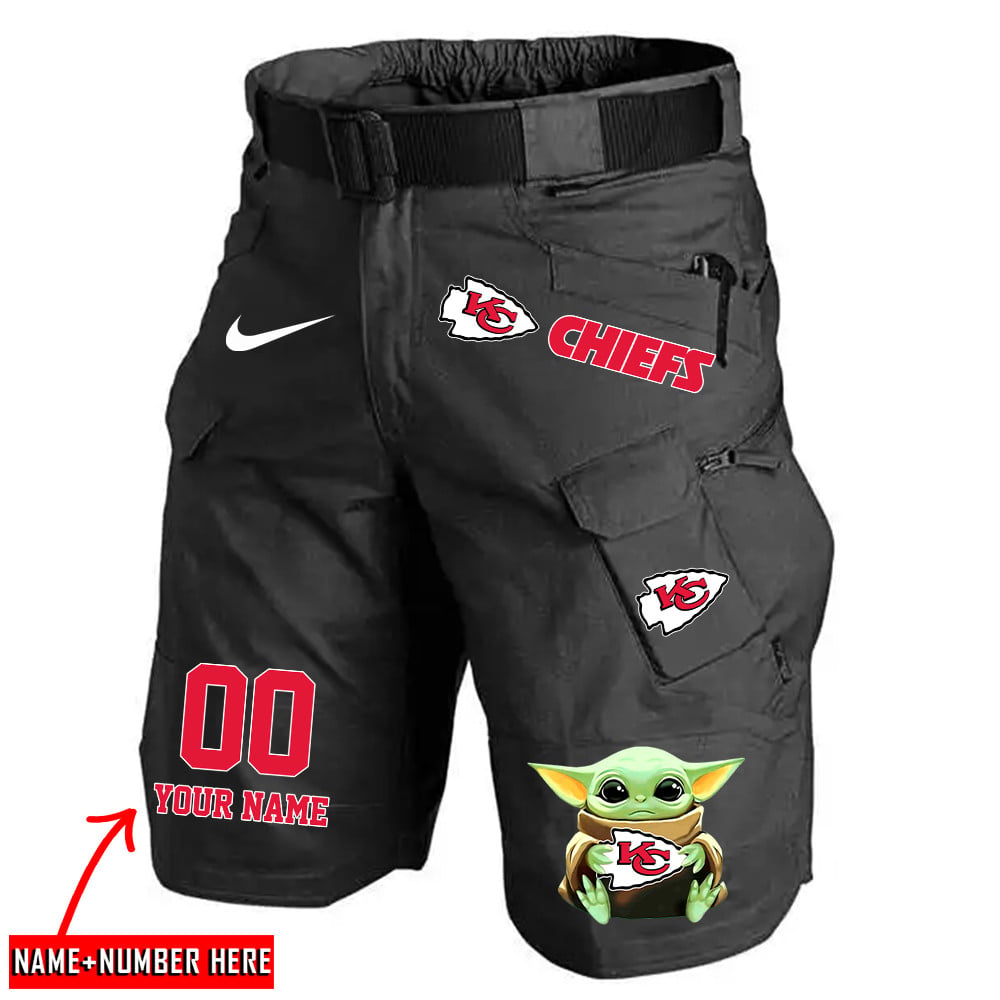 Kansas City Chiefs Limited Edition Front Pockets Men Shorts (Belt Not Included) AZBTFPMS000071