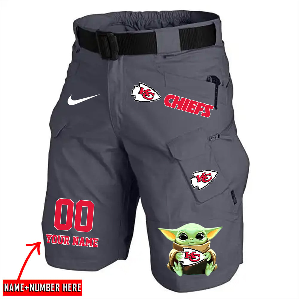 Kansas City Chiefs Limited Edition Front Pockets Men Shorts (Belt Not Included) AZBTFPMS000071