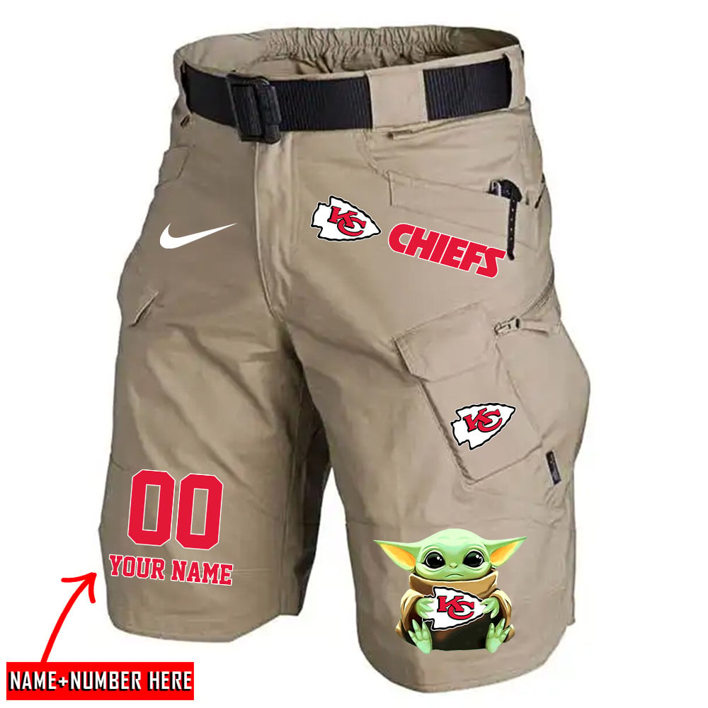 Kansas City Chiefs Limited Edition Front Pockets Men Shorts (Belt Not Included) AZBTFPMS000071