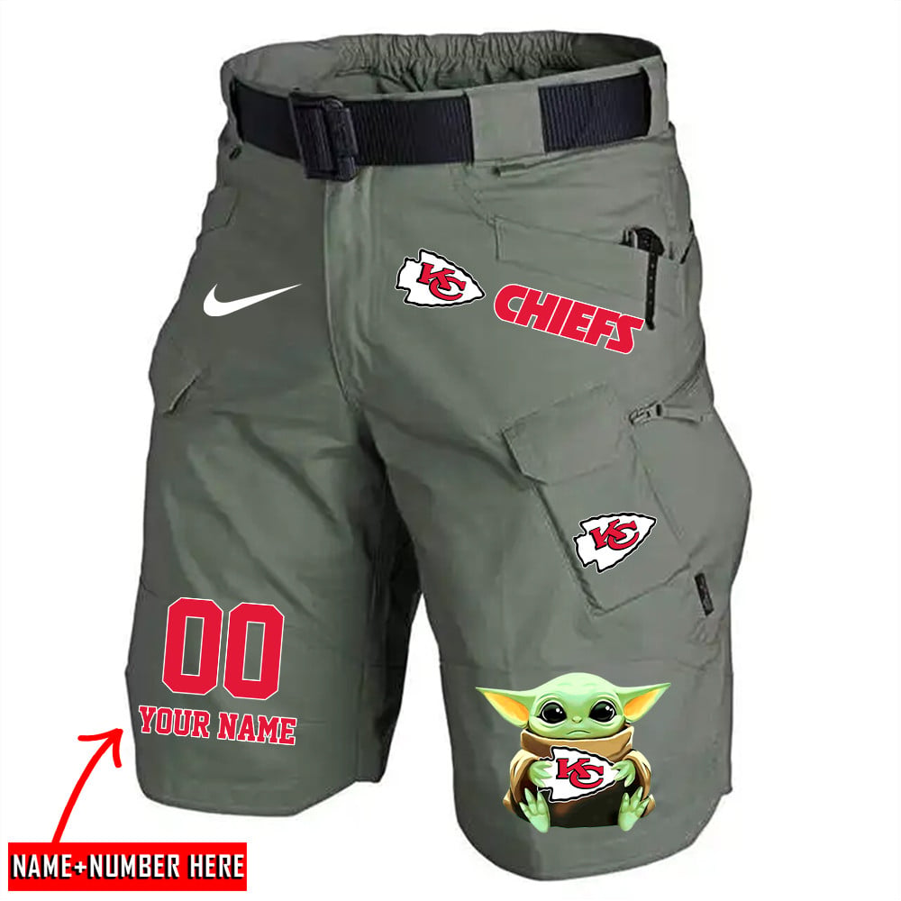 Kansas City Chiefs Limited Edition Front Pockets Men Shorts (Belt Not Included) AZBTFPMS000071