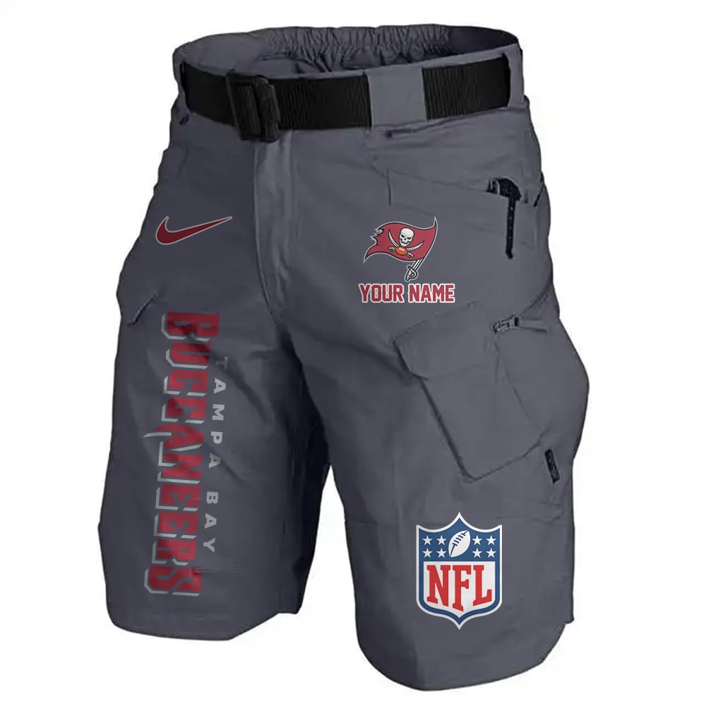 Tampa Bay Buccaneers Limited Edition Front Pockets Men Shorts (Belt Not Included) AZBTFPMS000028