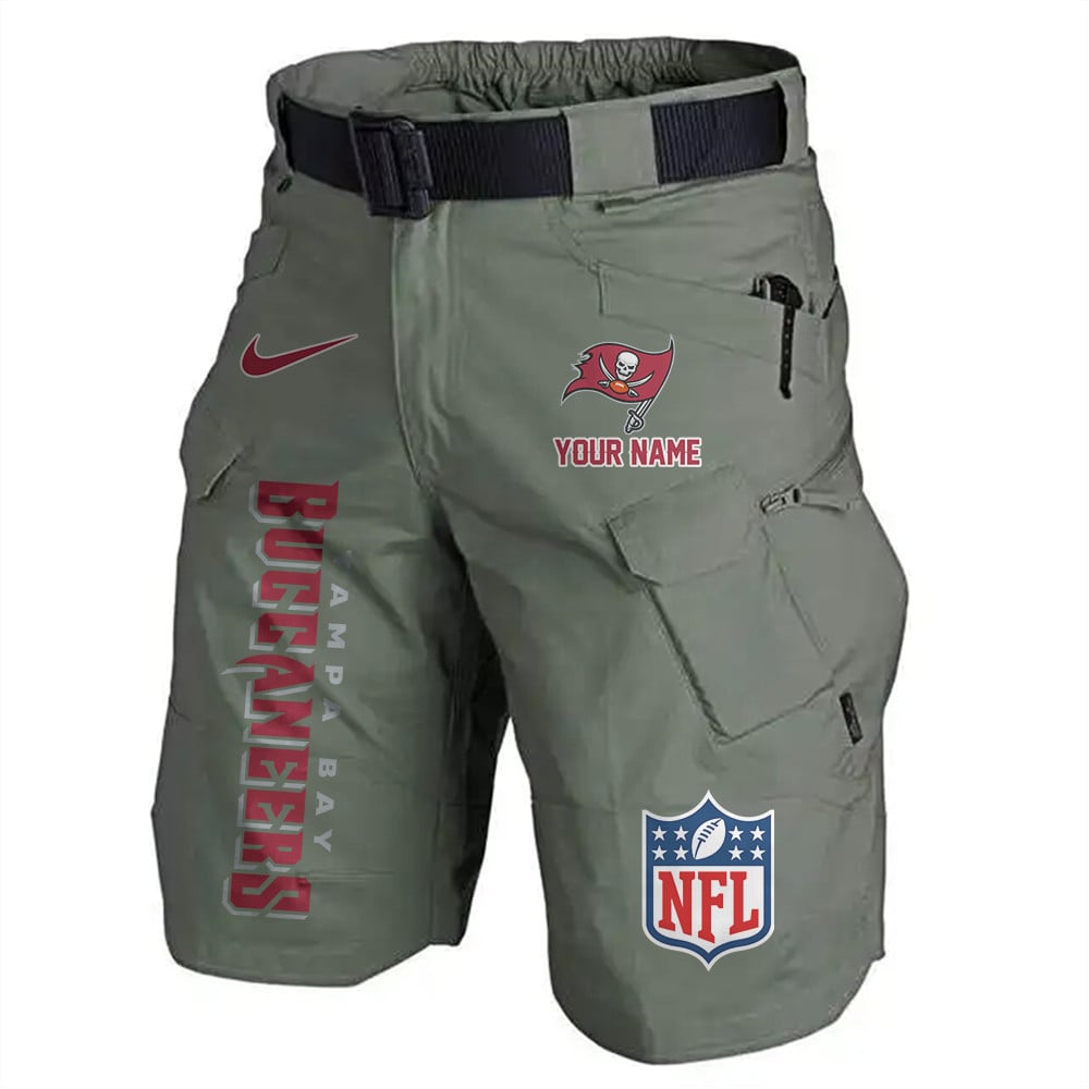 Tampa Bay Buccaneers Limited Edition Front Pockets Men Shorts (Belt Not Included) AZBTFPMS000028