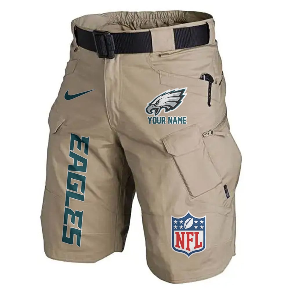 Philadelphia Eagles Limited Edition Front Pockets Men Shorts (Belt Not Included) AZBTFPMS000025