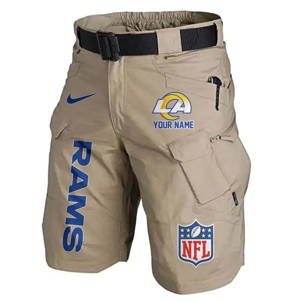 Los Angeles Rams Limited Edition Front Pockets Men Shorts (Belt Not Included) AZBTFPMS000156