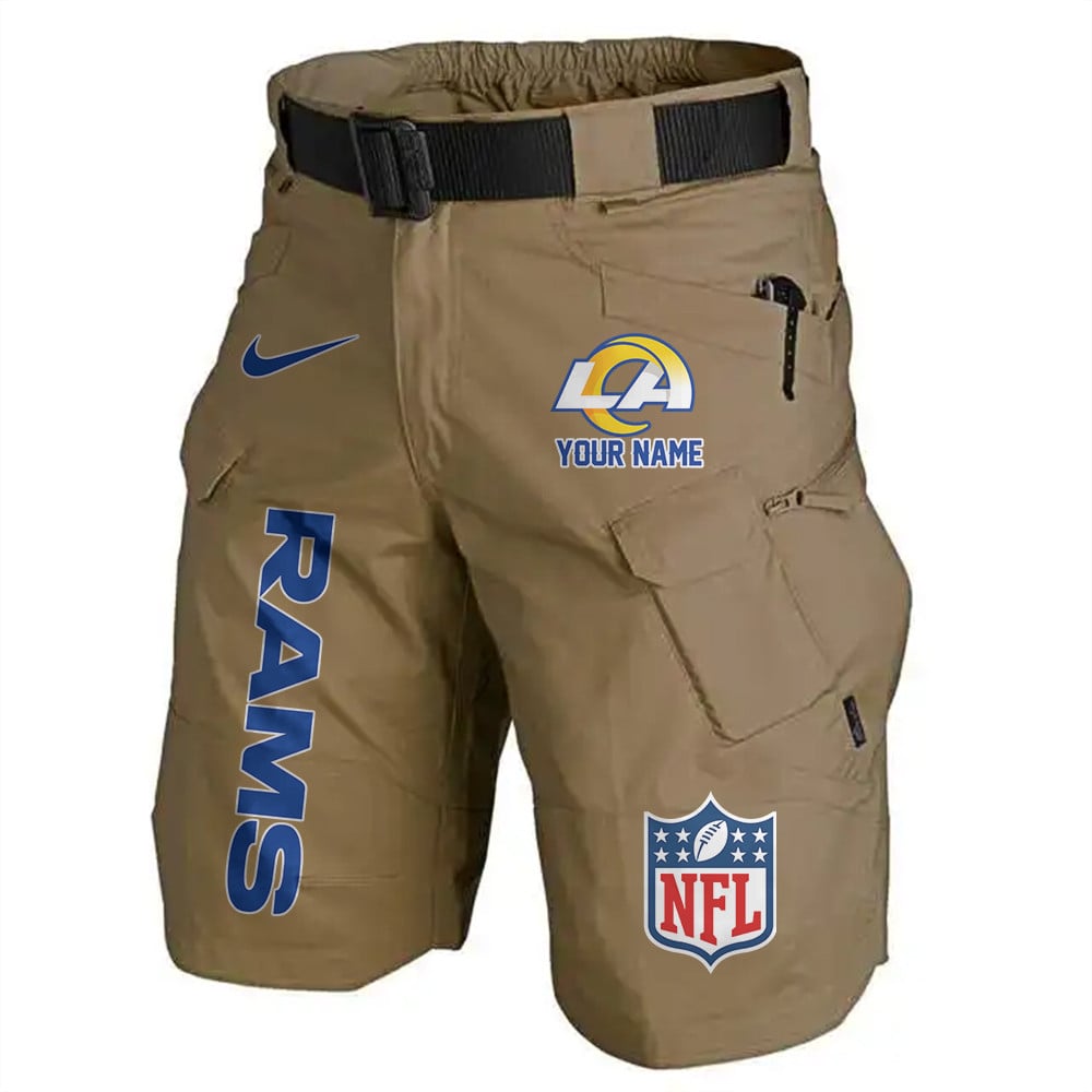Los Angeles Rams Limited Edition Front Pockets Men Shorts (Belt Not Included) AZBTFPMS000156