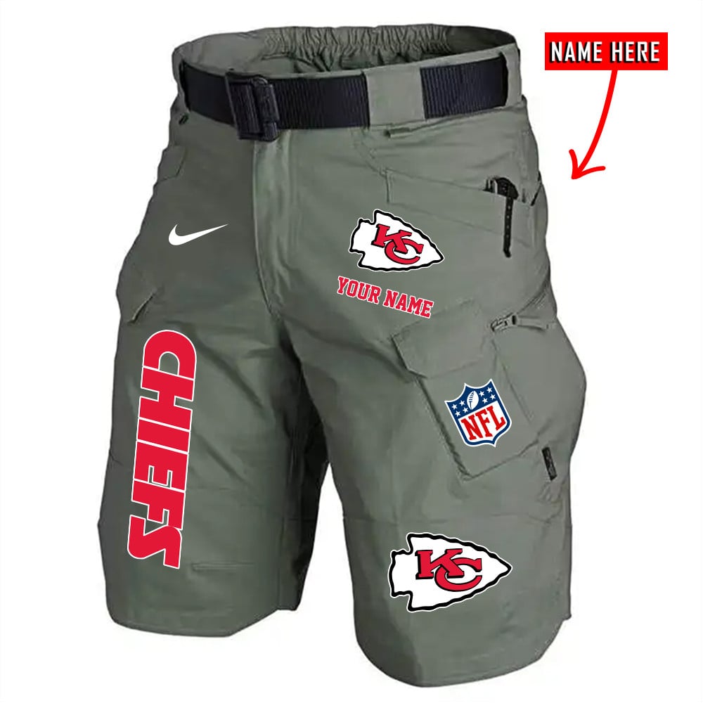 Kansas City Chiefs Limited Edition Front Pockets Men Shorts (Belt Not Included) AZBTFPMS000159